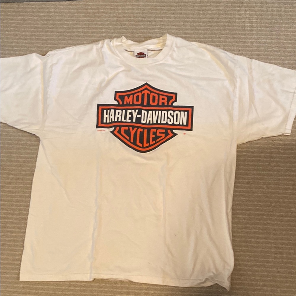 Harley-Davidson White Short Sleeve Tee